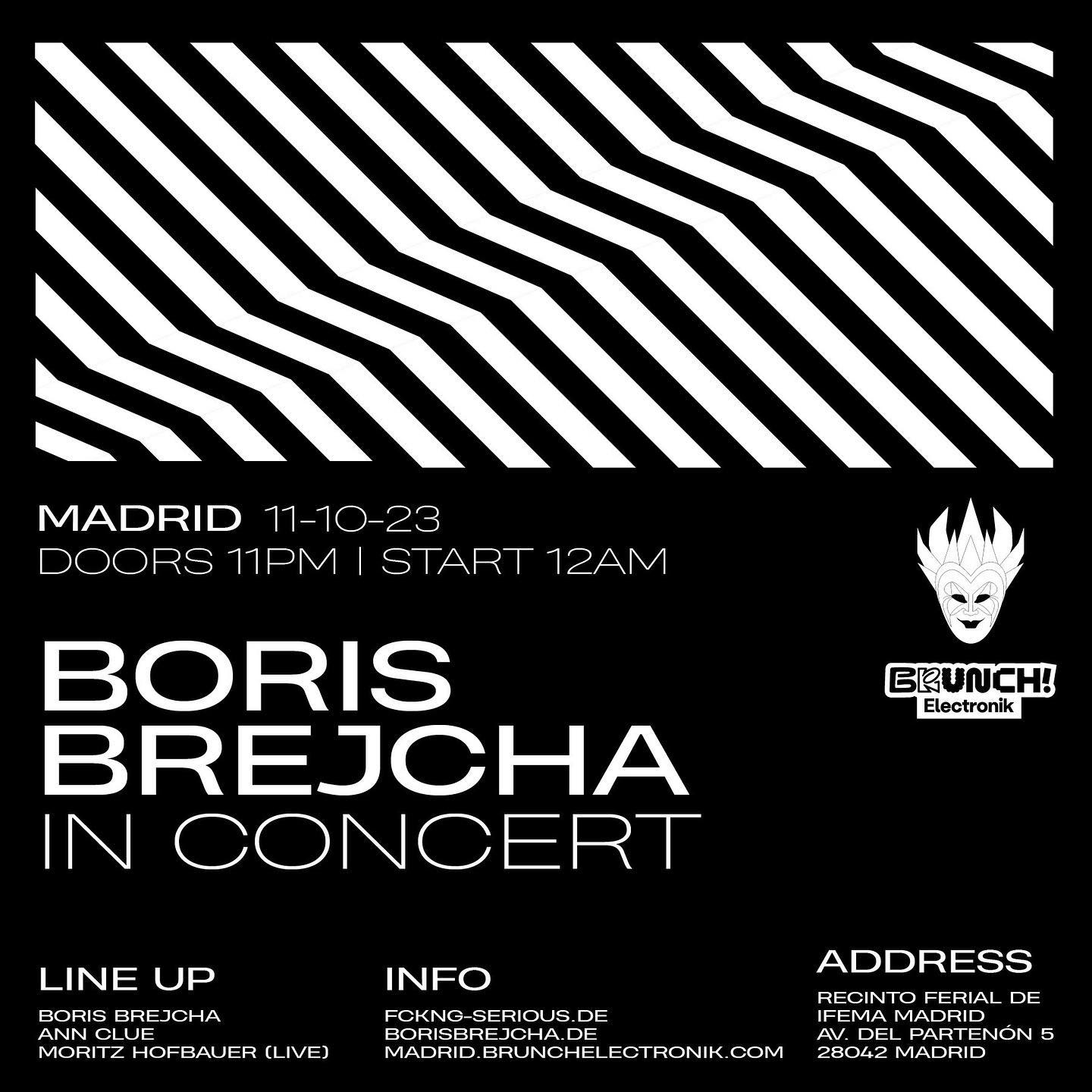 Boris Brejcha Brunch Electronik Madrid